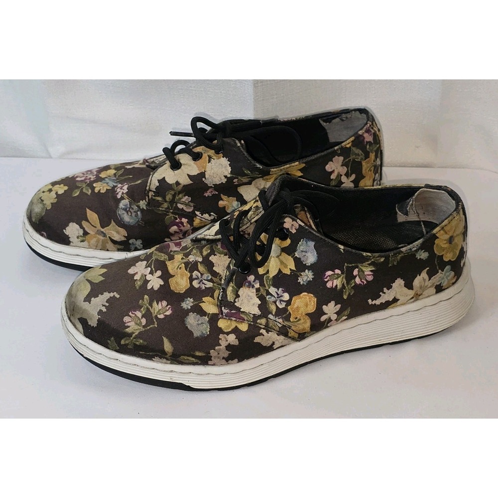 Dr. Martens SoftWair Women's Floral Lace-Up Cavendish Sneaker Shoes Size‎ 7 US